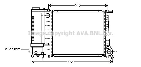 AVA QUALITY COOLING Radiators, Motora dzesēšanas sistēma BW2081